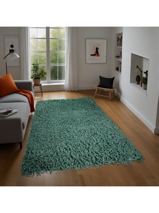 Χαλί  Shaggy Solid Deep Forest Πράσινο 160x230cm CRP160-285