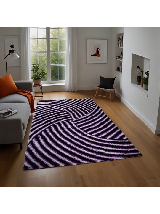 Χαλί Shaggy Chic Εμπριμέ 160x230cm CRP160-287