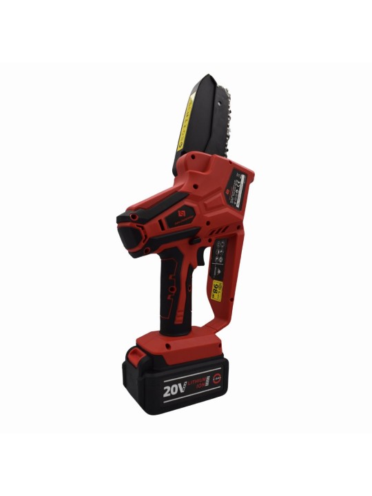 Κλαδευτικό Αλυσοπρίονο Mini Chainsaw 20V με 2 Μπαταρίες 4Ah + Δώρο Σέτ Λάμα - Αλυσίδα και Βαλιτσάκι Μεταφοράς DH20V-4AH