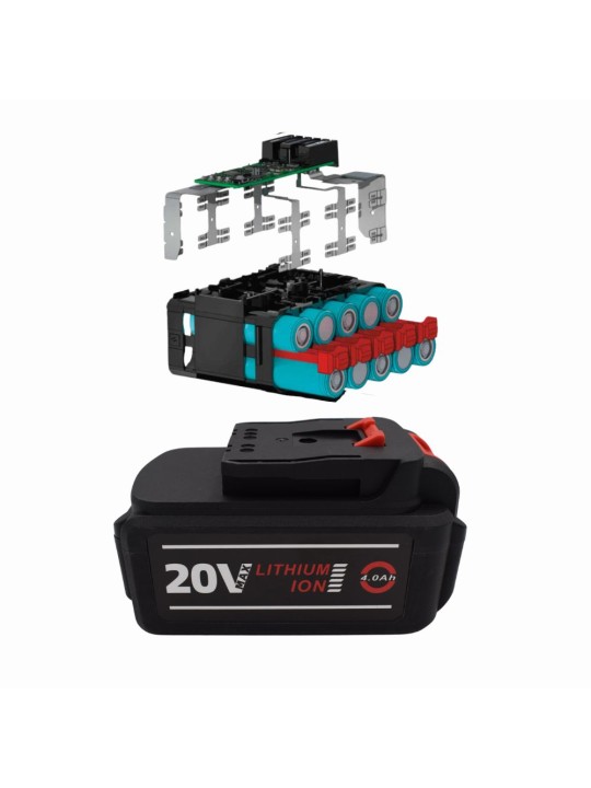 Κλαδευτικό Αλυσοπρίονο Mini Chainsaw 20V με 2 Μπαταρίες 4Ah + Δώρο Σέτ Λάμα - Αλυσίδα και Βαλιτσάκι Μεταφοράς DH20V-4AH