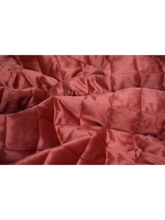 Σετ Υπέρδιπλο Πάπλωμα 3 Τεμαχίων Velvet 220x240cm Κόκκινο SQRED