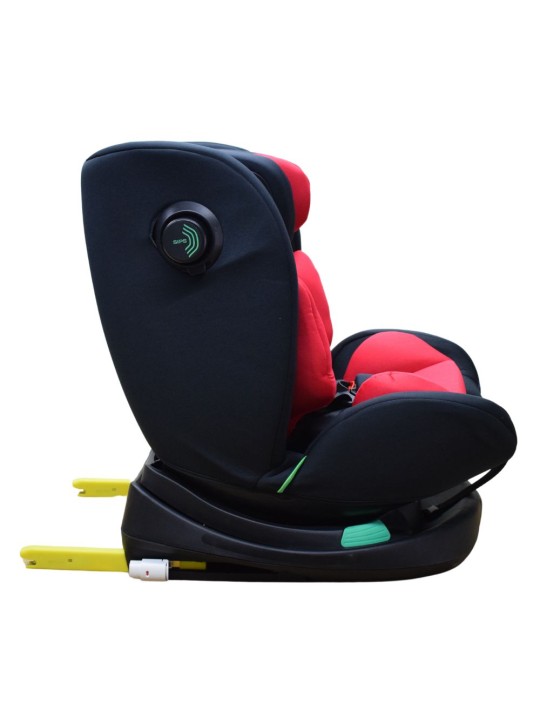 Καθισματάκι Αυτοκινήτου Safety 360° isofix 0-36 kg i-size για ύψος 40cm έως 150cm Μαύρο-Κόκκινο BCS61-RED