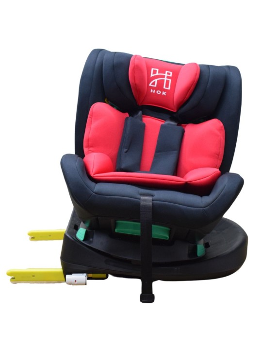 Καθισματάκι Αυτοκινήτου Safety 360° isofix 0-36 kg i-size για ύψος 40cm έως 150cm Μαύρο-Κόκκινο BCS61-RED