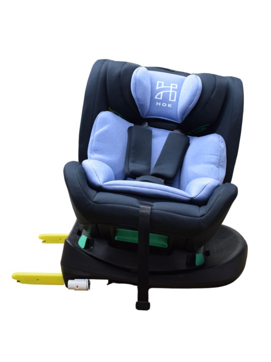 Καθισματάκι Αυτοκινήτου Safety 360° isofix 0-36 kg i-size για ύψος 40cm έως 150cm Μαύρο-Μπλέ BCS61-BLEU