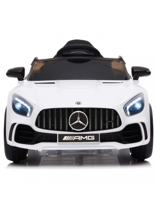 Ηλεκτροκίνητο Παιδικό Αυτοκίνητο Licensed Mercedes Benz GTR AMG 12V Σε Άσπρο Χρώμα BJ011-W