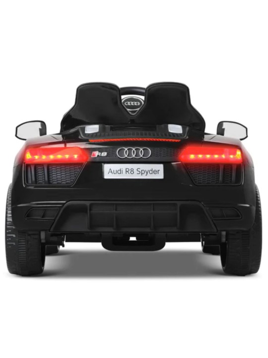 Ηλεκτροκίνητο Παιδικό Αυτοκίνητο Licensed Audi R8 Spyder 12V σε Μαύρο Χρώμα R8-BB