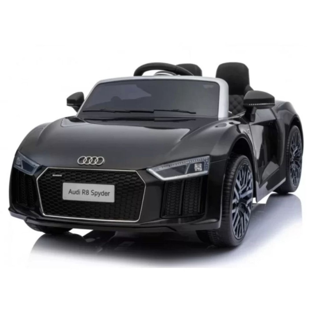 Ηλεκτροκίνητο Παιδικό Αυτοκίνητο Licensed Audi R8 Spyder 12V σε Μαύρο Χρώμα R8-BB