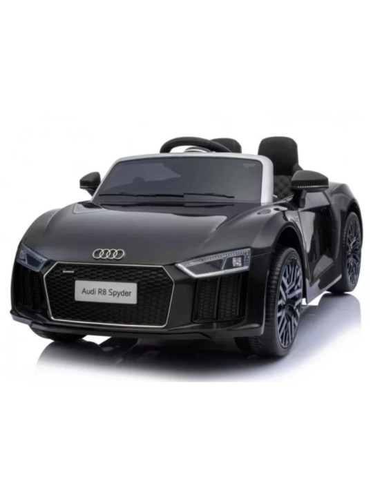 Ηλεκτροκίνητο Παιδικό Αυτοκίνητο Licensed Audi R8 Spyder 12V σε Μαύρο Χρώμα R8-BB