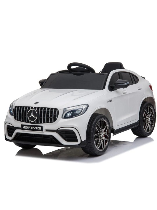 Ηλεκτροκίνητο Παιδικό Αυτοκίνητο Licensed Mercedes Benz GLC63S Coupe 12V Λευκό BJQ5688-W