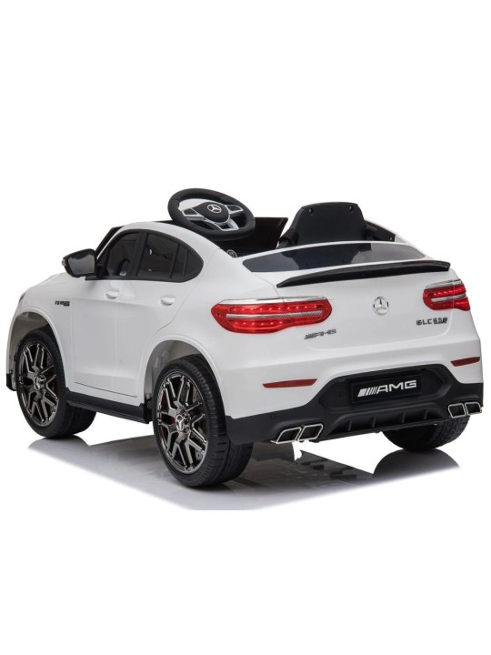 Ηλεκτροκίνητο Παιδικό Αυτοκίνητο Licensed Mercedes Benz GLC63S Coupe 12V Λευκό BJQ5688-W