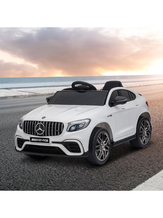 Ηλεκτροκίνητο Παιδικό Αυτοκίνητο Licensed Mercedes Benz GLC63S Coupe 12V Λευκό BJQ5688-W