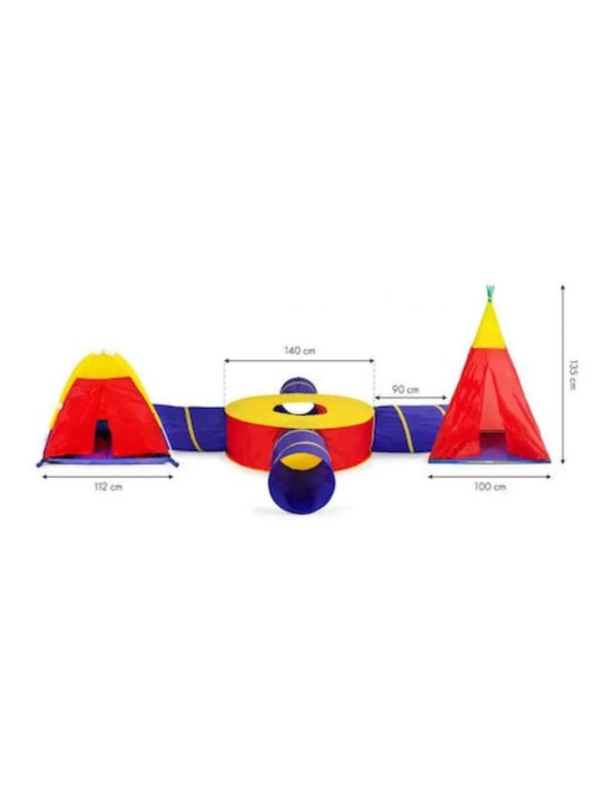 Παιδικός Παιδότοπος Παιχνιδιού Adventure Tunnel Playset 7 σε 1 Παιδική Σκηνή - Τούνελ 8905
