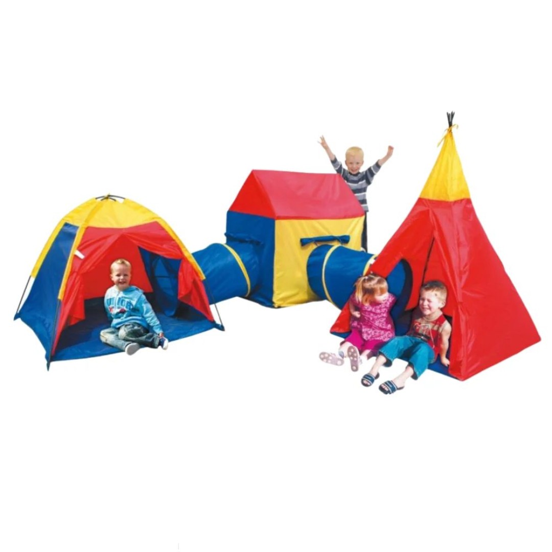 Παιδικός Παιδότοπος Παιχνιδιού Giant Playtent Set 5 σε 1 Παιδική Σκηνή - Ινδιάνικη - Igloo -  Σπιτάκι - Τούνελ 8906