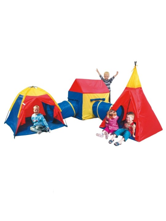 Παιδικός Παιδότοπος Παιχνιδιού Giant Playtent Set 5 σε 1 Παιδική Σκηνή - Ινδιάνικη - Igloo -  Σπιτάκι - Τούνελ 8906