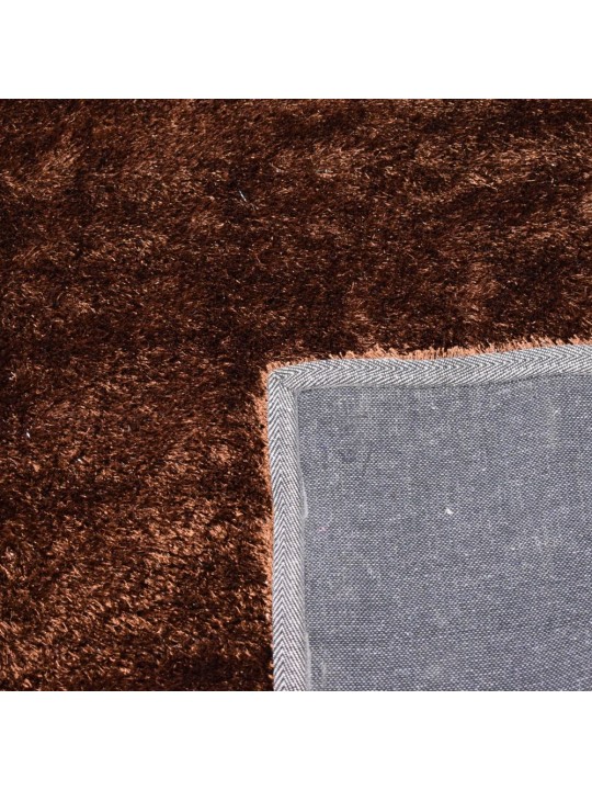 Χαλί  Shaggy Solid Congo Καφέ 140x200cm CRP140-01