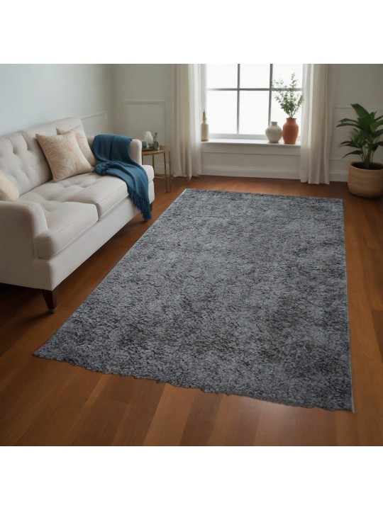 Χαλί  Shaggy Solid Γκρι Σκούρο 140x200cm CRP140-10