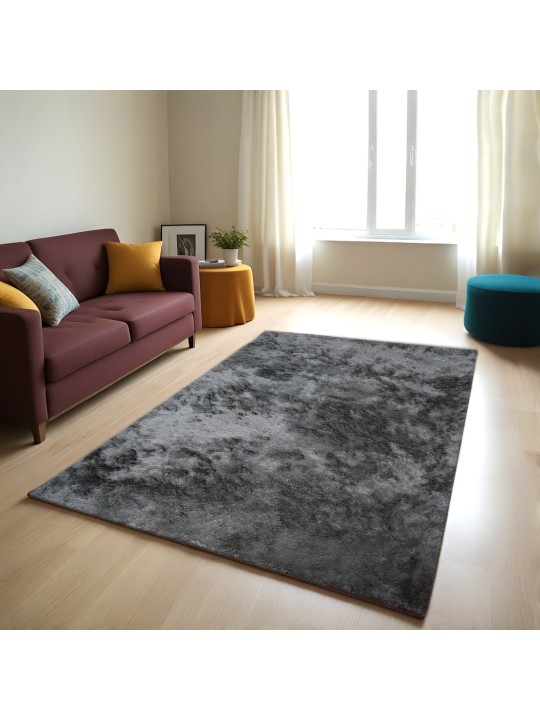 Χαλί  Shaggy Solid Ανθρακί 140x200cm CRP140-108