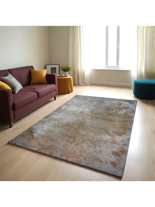 Χαλί  Shaggy Solid Μπεζ 140x200cm CRP140-109