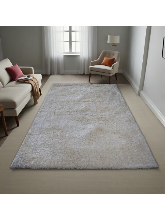 Χαλί  Shaggy Solid Warm Γκρι 140x200cm CRP140-154