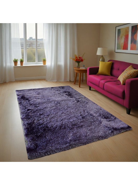 Χαλί  Shaggy Solid Μωβ  140x200cm CRP140-157