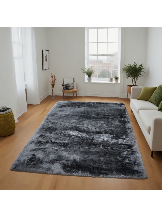 Χαλί  Shaggy Solid Shuttle Γκρι 140x200cm CRP140-166