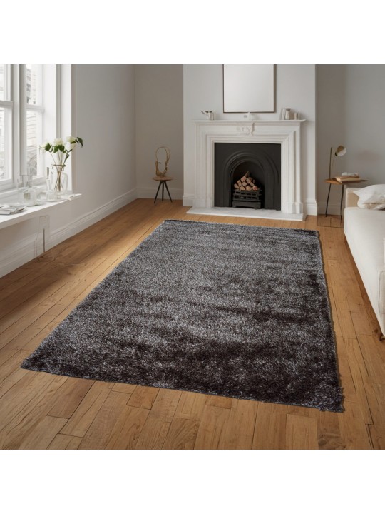 Χαλί  Shaggy Solid Καφέ 140x200cm CRP140-40