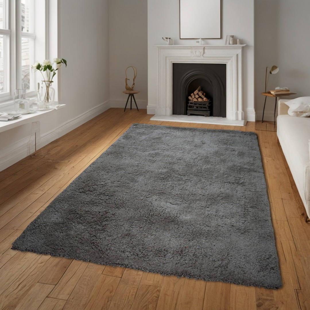 Χαλί  Shaggy Solid Dusty Γκρι 140x200cm CRP140-52