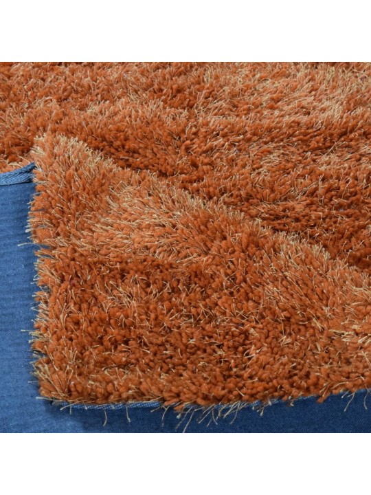 Χαλί  Shaggy Solid Cumin Πορτοκαλί 140x200cm CRP140-57