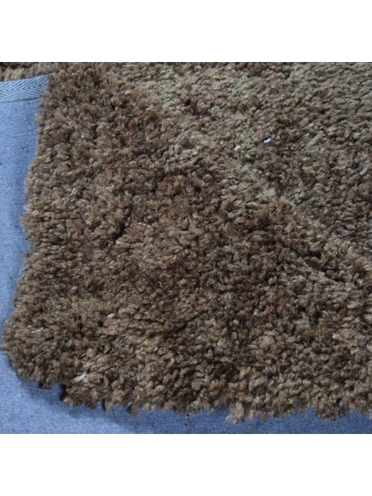 Χαλί  Shaggy Solid Tobacco Καφέ 140x200cm CRP140-87