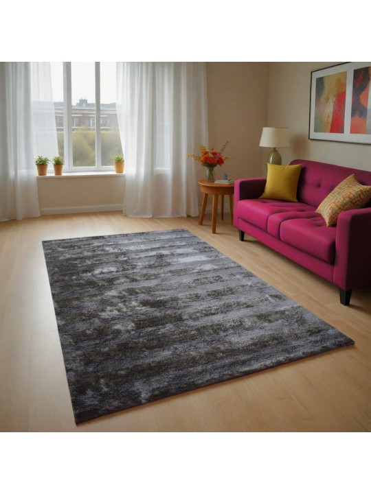 Χαλί  Shaggy Solid Smokey Γκρι 160x230cm CRP160-05