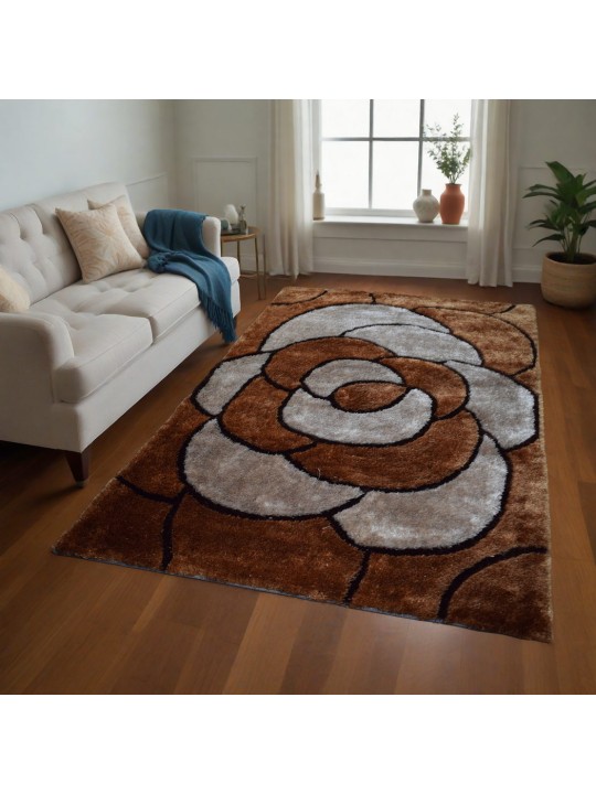 Χαλί Shaggy Chic Εμπριμέ 160x230cm CRP160-09