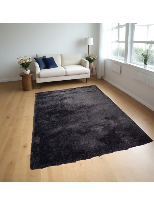 Χαλί  Shaggy Solid Σκούρο Καφέ  160x230cm CRP160-105