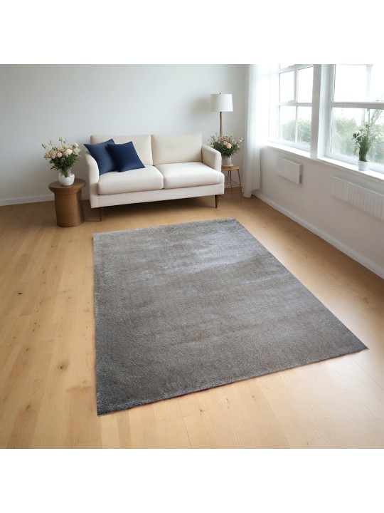 Χαλί  Shaggy Solid Dusty Γκρι 160x230cm CRP160-123