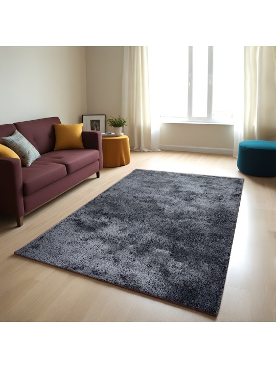 Χαλί  Shaggy Solid Smokey Γκρι 160x230cm CRP160-129