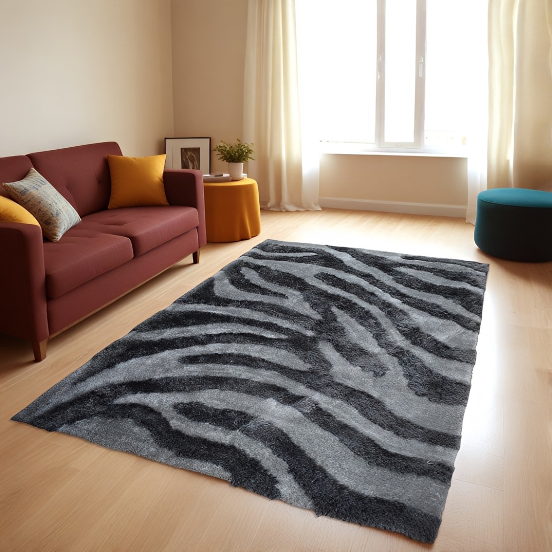 Χαλί Shaggy Chic Εμπριμέ 160x230cm CRP160-132