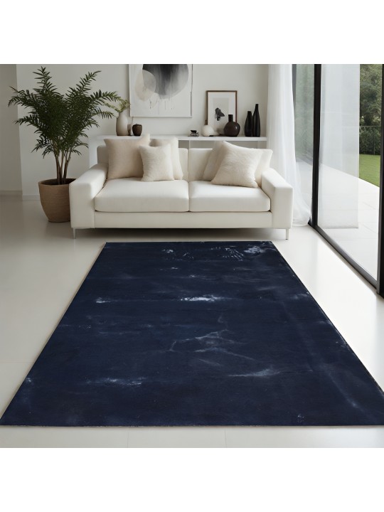 Χαλί  Shaggy Solid Σκούρο Μπλε 160x230cm CRP160-142