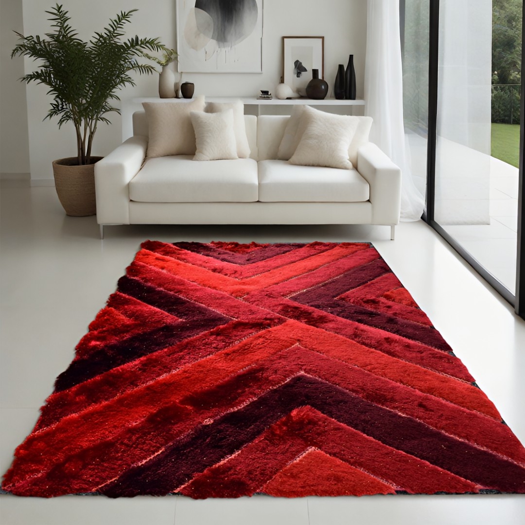 Χαλί Shaggy Chic Εμπριμέ 160x230cm CRP160-143