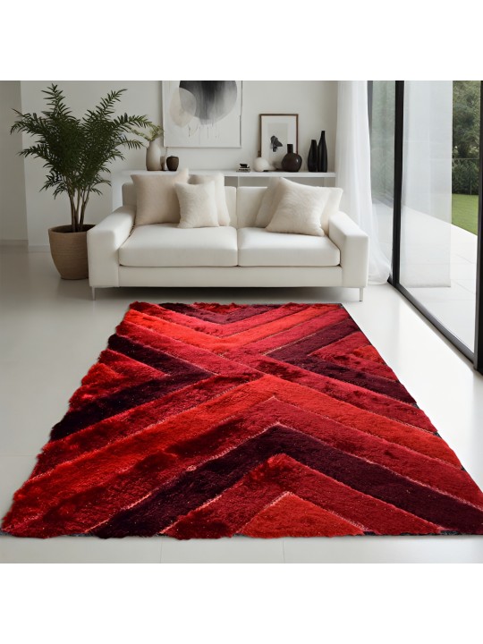 Χαλί Shaggy Chic Εμπριμέ 160x230cm CRP160-143