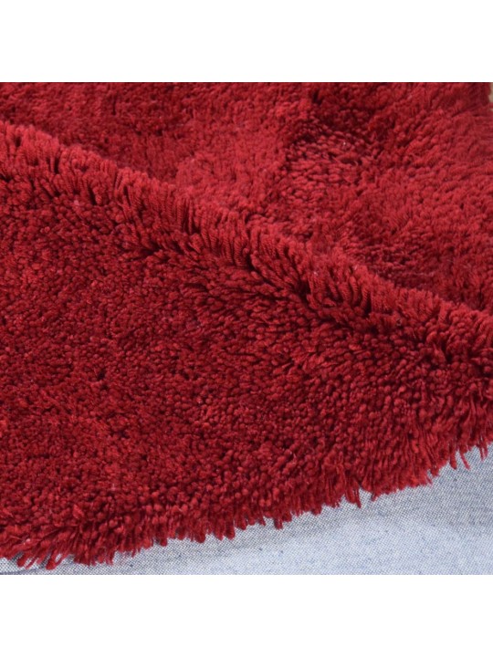 Χαλί  Shaggy Solid Κόκκινο 160x230cm CRP160-157