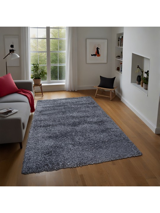 Χαλί  Shaggy Solid Shuttle Γκρι 160x230cm CRP160-168