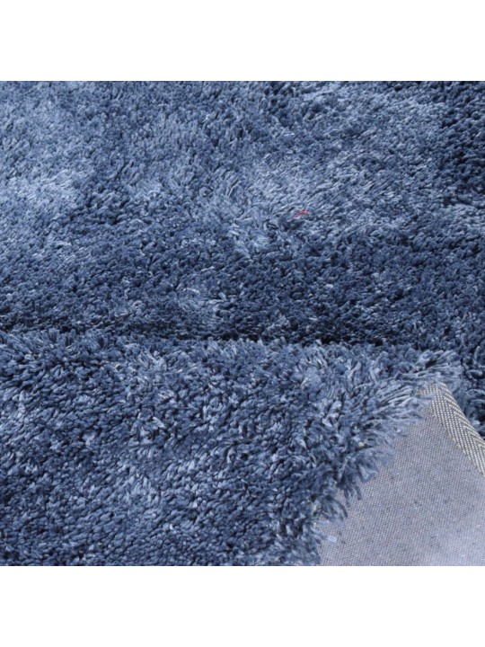 Χαλί  Shaggy Solid Rhino Μπλε 160x230cm CRP160-173