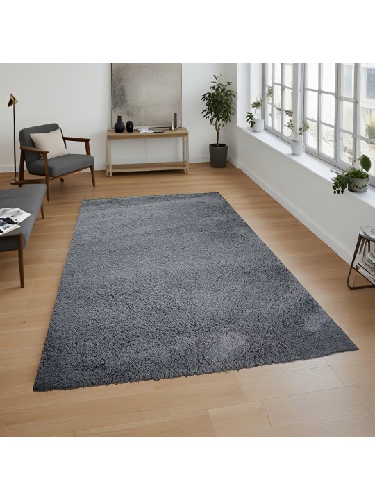 Χαλί  Shaggy Solid Ανθρακί 160x230cm CRP160-181