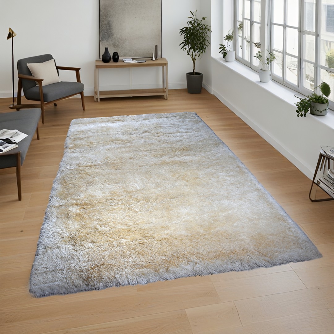 Χαλί  Shaggy Solid Yellowish Γκρι 160x230cm CRP160-183