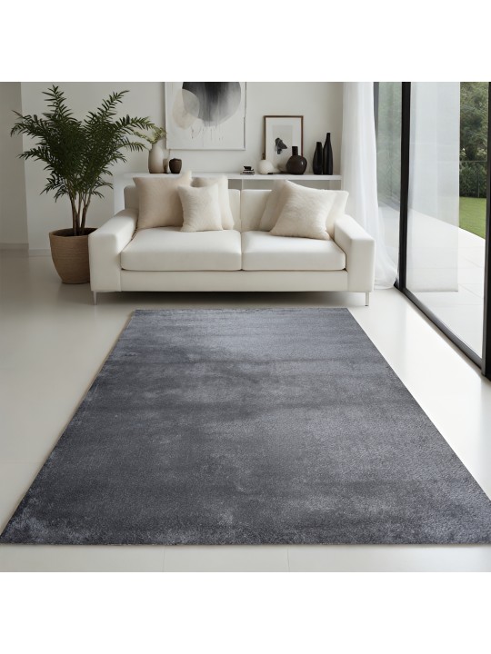 Χαλί  Shaggy Solid Shuttle Γκρι 160x230cm CRP160-188