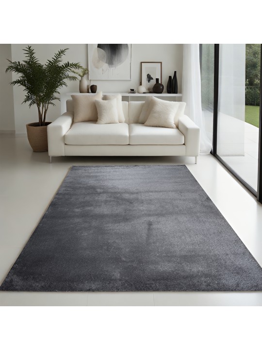 Χαλί  Shaggy Solid Shuttle Γκρι 160x230cm CRP160-188