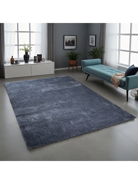 Χαλί  Shaggy Solid Shuttle Γκρι 160x230cm CRP160-231