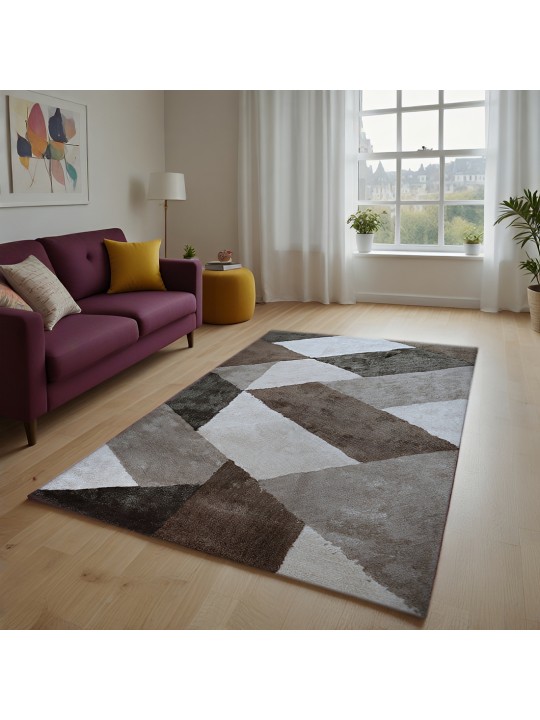 Χαλί Shaggy Chic Εμπριμέ 160x230cm CRP160-240