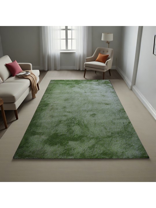 Χαλί  Shaggy Solid Sage Πράσινο 160x230cm CRP160-243