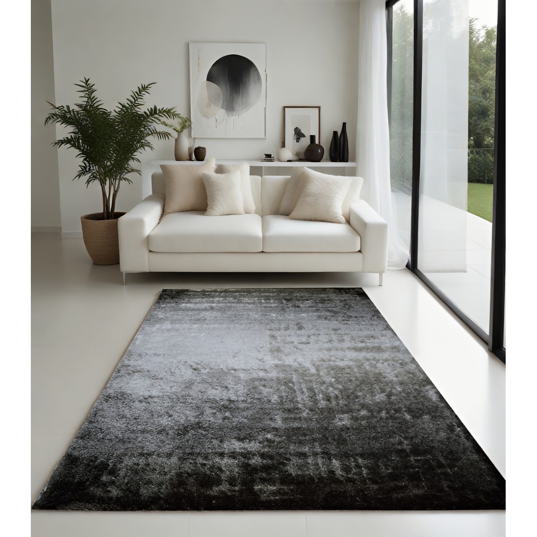 Χαλί  Shaggy Solid Smokey Γκρι 160x230cm CRP160-253