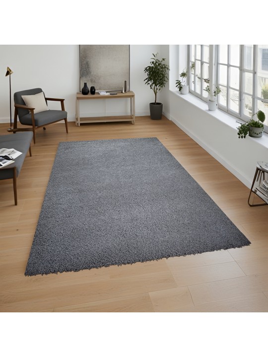 Χαλί  Shaggy Solid Shuttle Γκρι 160x230cm CRP160-263